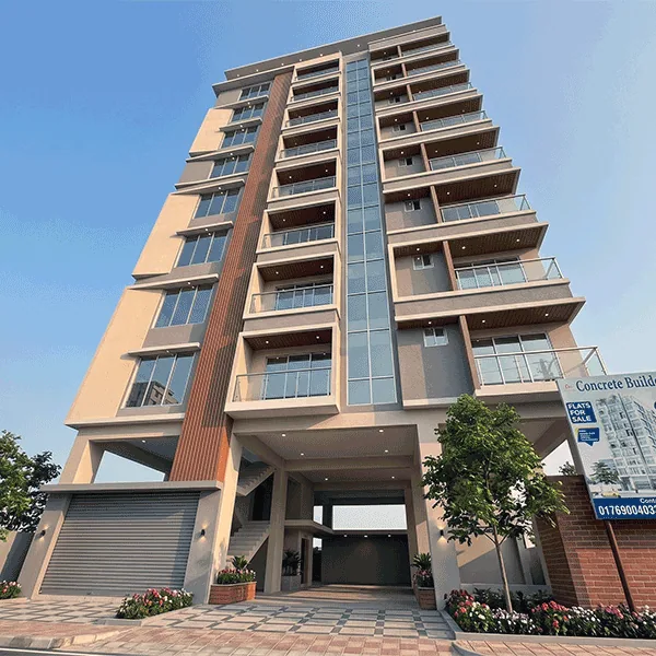 Concrete Paradise - Modern Residential Building in Jalshiri