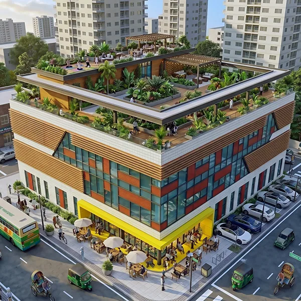 Modern Community Center - Multi-Purpose Civic Architecture in Dinajpur