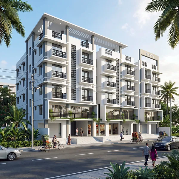 Munshi Plaza - Mixed-Use Commercial and Residential Complex in Savar