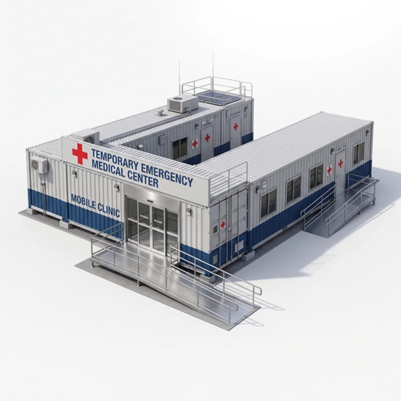 Modular Emergency Medical Center - Rapid Deployment Healthcare Container Post in Bangladesh
