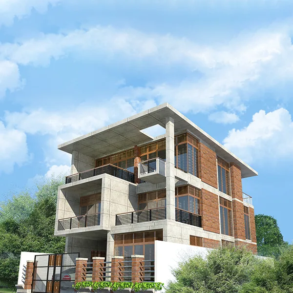 Dr. Firoz Brutalist Triplex - Duplex/Triplex Residence in 2.5 Katha Plot, Dhaka