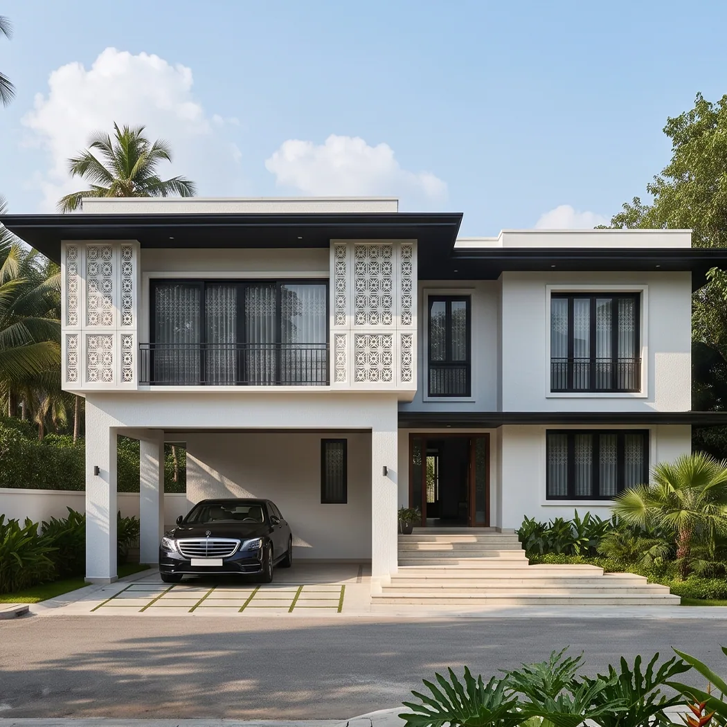 Shwet-Chhaya (White Shade) - Duplex/Triplex Residence in Sonadanga R/A, Khulna