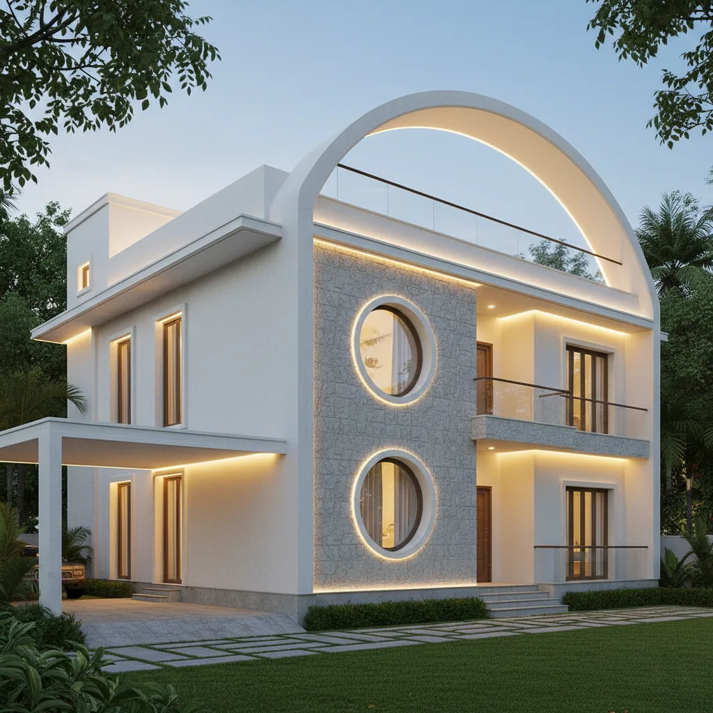 The Celestial Arc Villa - Duplex/Triplex Residence in Khulshi Hills, Chittagong