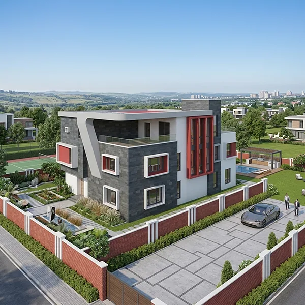 The Slate & Crimson Canopy - Duplex/Triplex Residence in GEC Residential Area, Chittagong