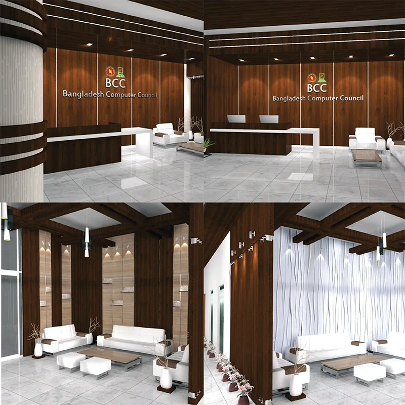 BCC Regional Executive Hub - Commercial Interior in Agargaon Admin & Commercial Zone, Dhaka