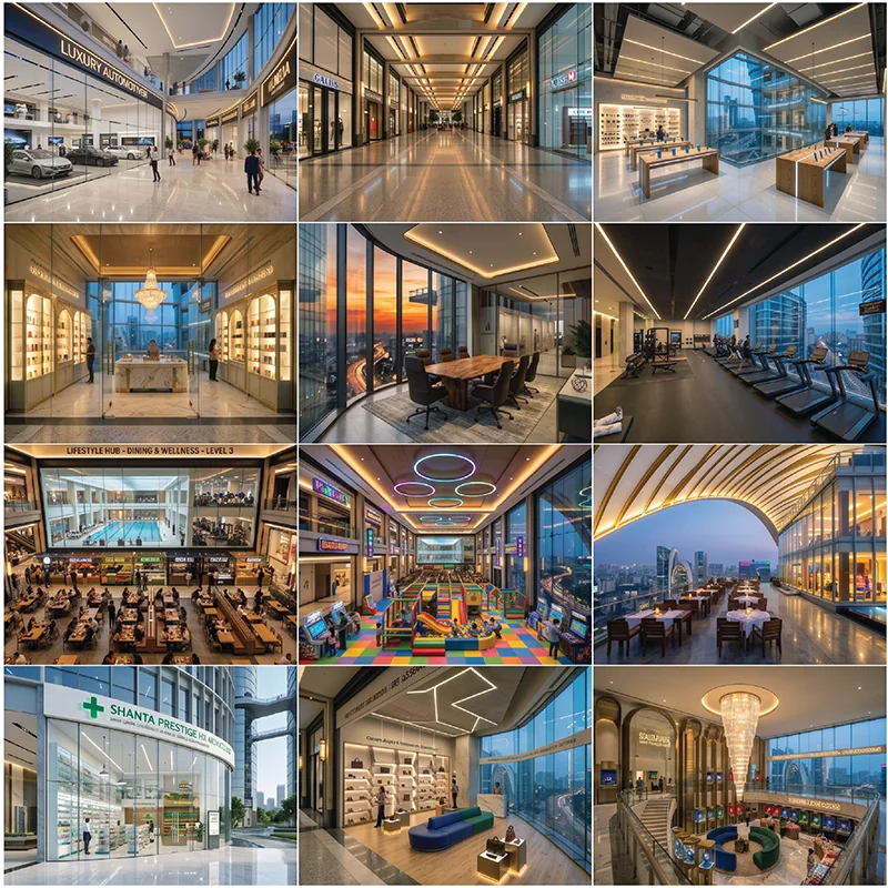 Madanpur City Center Mega Mall - Commercial Interior in Madanpur Highway Commercial Sector