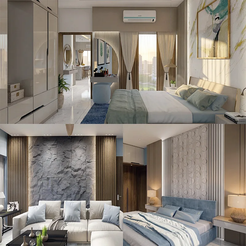 Mrs. Farida Luxury Residence - Residential Interior in Dhanmondi / Banani, Dhaka