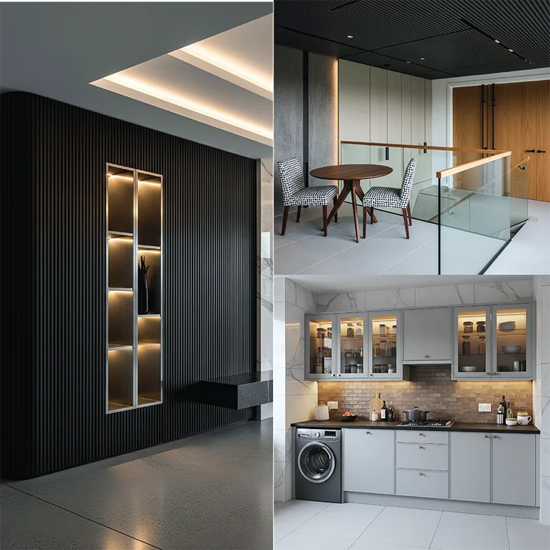 The Slate & Timber Duplex - Residential Interior in Bashundhara R/A, Dhaka