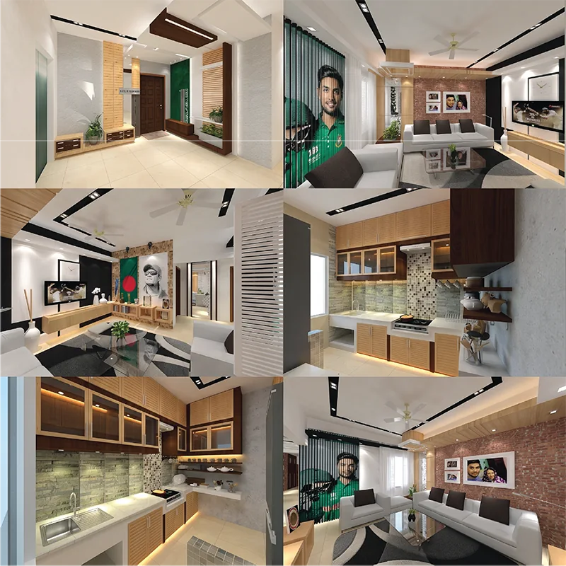 The Cricketer’s Pavilion - Residential Interior in Rajshahi City