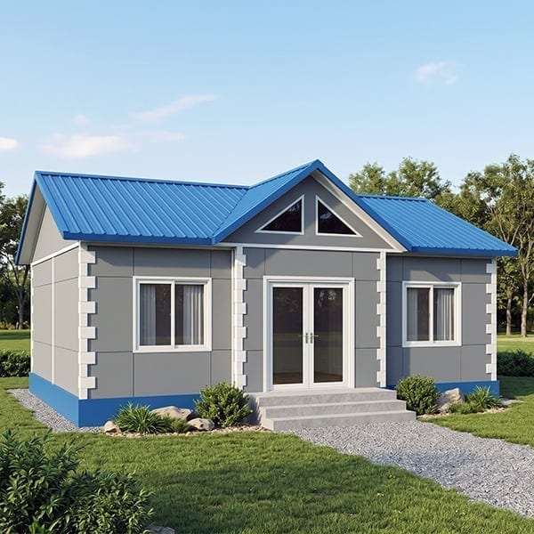 Modular Country Villa Prototype - Steel Structure in Suburban Residential Zone